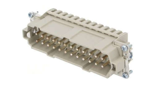 Złącze HDC wkładka stykowa męskie 16A 500V -PIN 24 24+PE C146 10A024 400 1