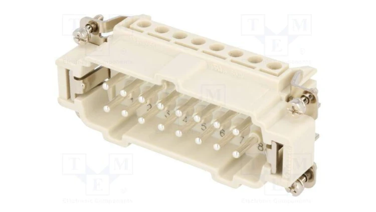 Złącze HDC wkładka stykowa męskie GWconnect PIN 16 16A 500V 93601-0273