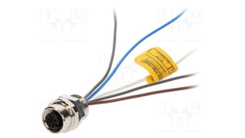 Złącze M12 gniazdo PIN 5 żeńskie Micro-Change 250V proste 1200110033