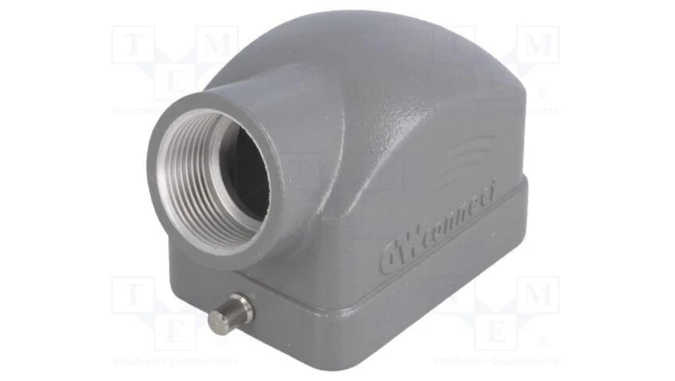 Obudowa do złączy HDC rozmiar 6B na przewód kątowe M25 metal 93601-0914