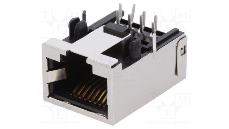 Złącze RJ45 gniazdo PIN 8 Kat 5,5e ekranowane niskoprofilowe 44661-0001