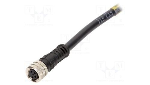 Złącze M8 żeńskie PIN 4 3A 60V IP67 Nano-Change proste wtyk 1200270131