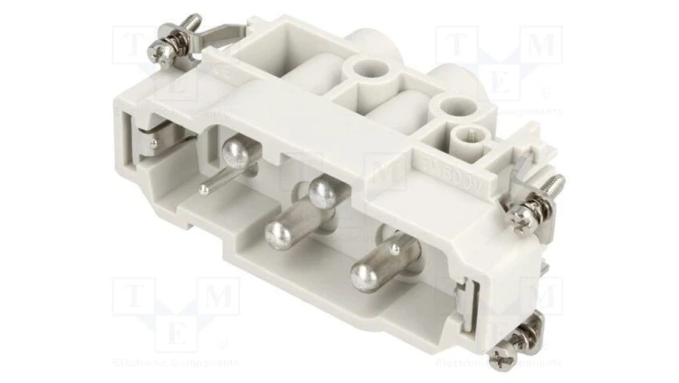 Złącze HDC wkładka stykowa męskie GWconnect PIN 6(4+2) 500V 936010221