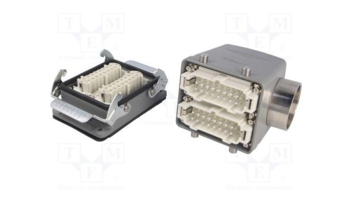 Złącze HDC męskie + żeńskie GWconnect PIN 32 16A 500V kątowe 93603-0105