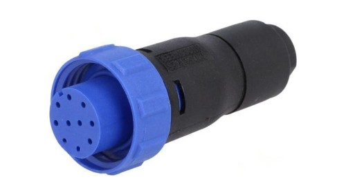 Złącze okrągłe wtyk żeńskie PIN: 10 50V bez styków IP68 PX0410/10S/6065