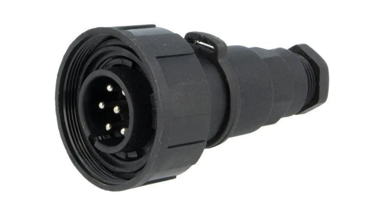 Złącze okrągłe wtyk męskie PIN: 7 5A 250V Standard Buccaneer PX0745/P