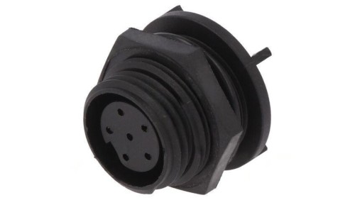 Złącze okrągłe gniazdo żeńskie PIN: 6 125V Buccaneer 400 IP68 PX0413/06S/PC