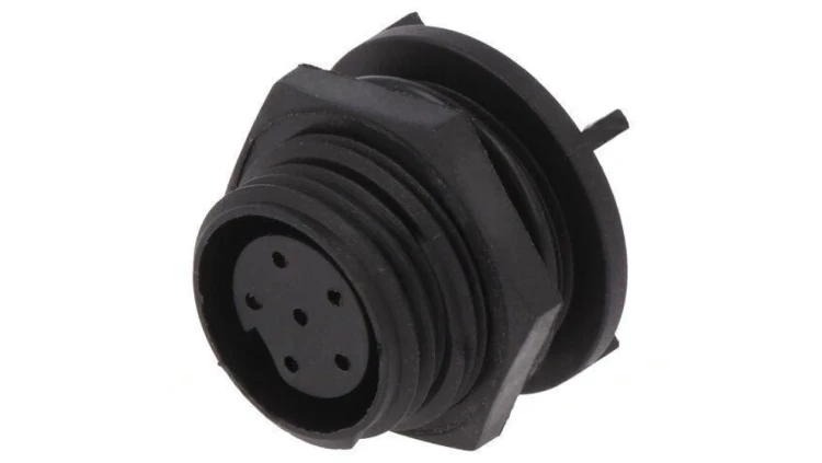 Złącze okrągłe gniazdo żeńskie PIN: 6 125V Buccaneer 400 IP68 PX0413/06S/PC