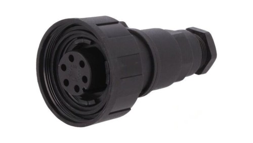 Złącze okrągłe wtyk żeńskie PIN: 6 5A 250V IP68 UL94V-0 6÷8mm PX0739/S