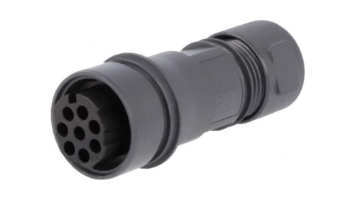 Złącze okrągłe wtyk żeńskie PIN: 8 10A 277V bez styków 7÷9mm PXP6011/08S/CR/0709