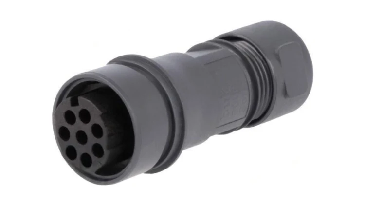 Złącze okrągłe wtyk żeńskie PIN: 8 10A 277V bez styków 7÷9mm PXP6011/08S/CR/0709