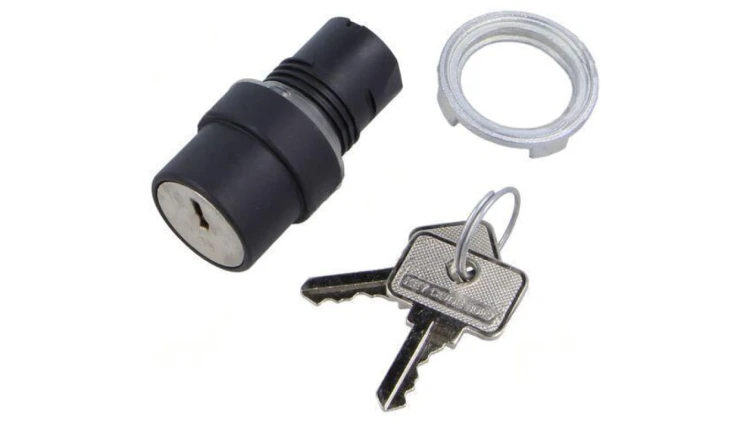 Przełącznik obrotowy z kluczem 22mm Poz.stab 3 brak IP65 46-290F.1000.7P8