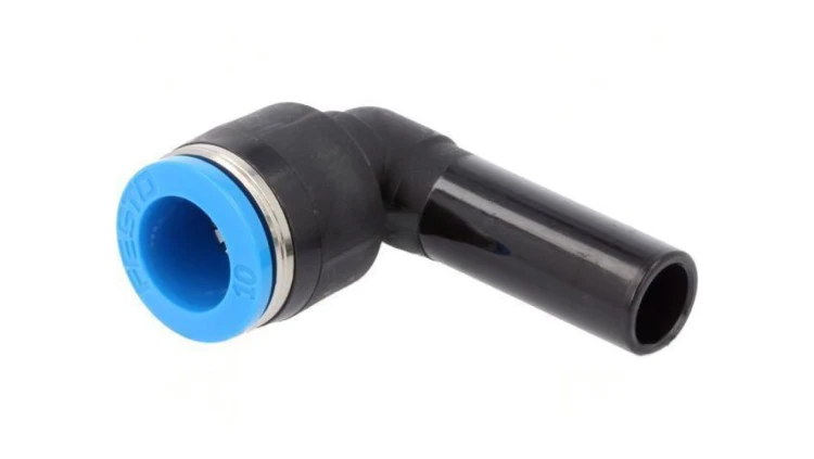 Złączka wtykowa kątowa 90 -0,95-6bar polimer QS -10-80C 153059
