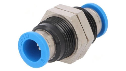 Złączka wtykowa grodziowa -0,95-14bar -10-80C 153159