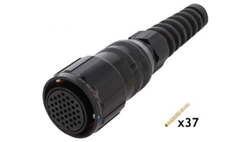 Złącze okrągłe wtyk Rozmiar 16 MP-41 żeńskie -PIN 37 złocony MP-4106-37S