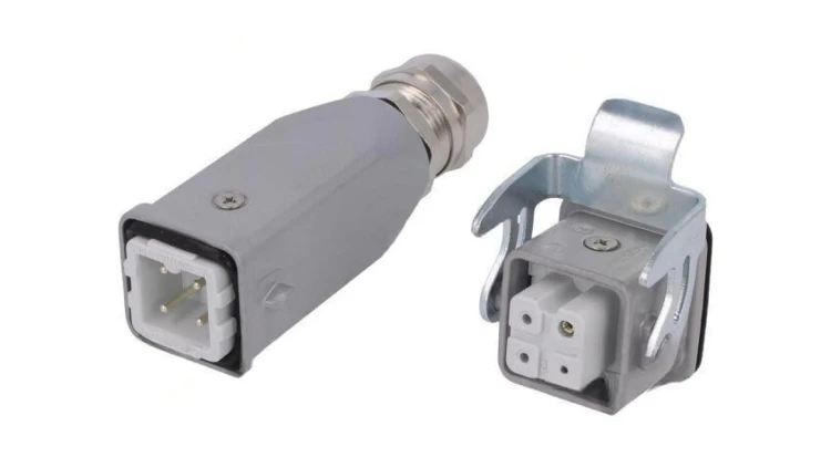 Złącze HDC męskie + żeńskie 10A 400V -PIN 4 3+PE rozmiar A3 C14610E0039244