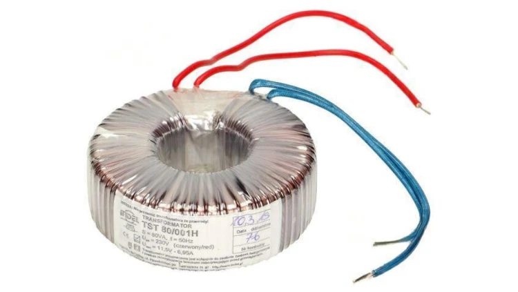 Transformator toroidalny do halogenów 80VA 230VAC 11,5V IP00 TST 80/001H