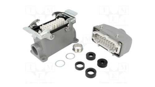 Złącze HDC męskie + żeńskie GWconnect PIN 16 16A 500V 16+PE 93603-0080