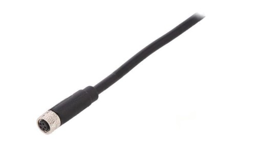 Złącze M8 żeńskie PIN: 5 1,5A 30V IP67 proste przykręcany PXPPVC08FBF05BCL010PVC