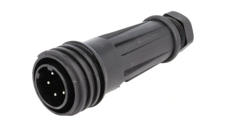 Złącze okrągłe wtyk męskie PIN: 5 32A 600V Buccaneer 900 IP68 PX0921/05/P