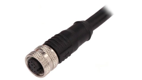 Złącze M12 wtyk żeńskie PIN: 12 proste 1,5A 30V IP67 przewody PXPPVC12FBF12ACL010PVC