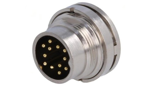 Złącze M16 gniazdo męskie PIN: 12 3A 60V lutowanie proste PXMBNI16RPM12ASCM16