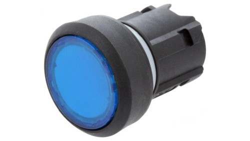 Przełącznik przyciskany 22mm Poz.stab 1 niebieski płaski 45-2231.11J0.000