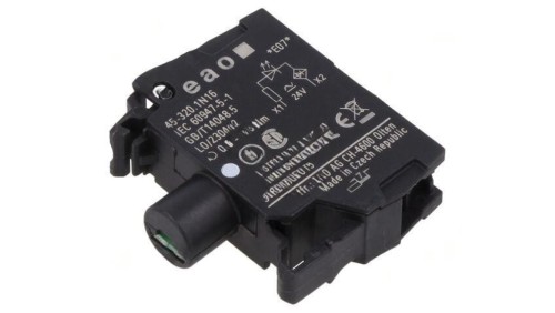 Element podświetlający 22mm 45 do płyty czołowej 24VAC biały 45-320.1N16