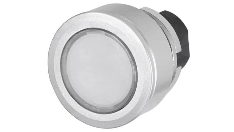 Przełącznik przyciskany 30mm Poz.stab 1 biały IP65 46 Poz 2 46-2231.4FK0.000