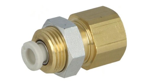 Złączka wtykowa gwintowana,prosta -1-10bar mosiądz -5-60C KQ2E04-01A