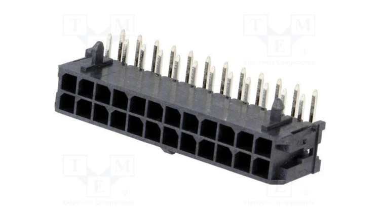 Złącze przewód-płytka gniazdo męskie PIN 24 Micro-Fit 3.0 43045-2400