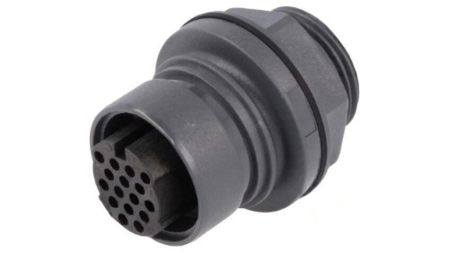 Złącze okrągłe gniazdo żeńskie PIN: 16 3A 60V bez styków PXP6012/16S/CR