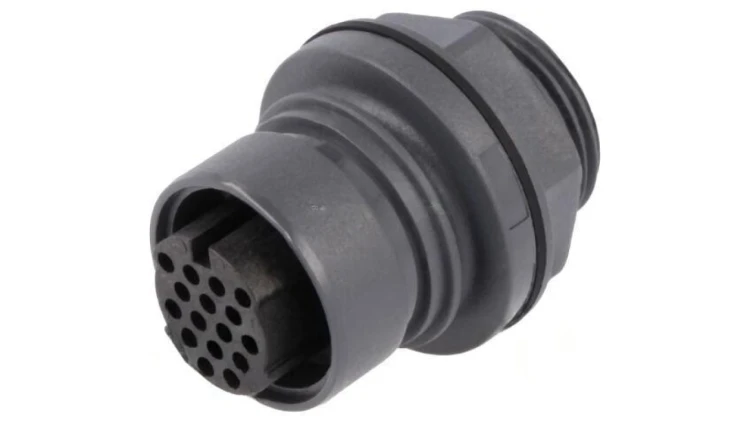 Złącze okrągłe gniazdo żeńskie PIN: 16 3A 60V bez styków PXP6012/16S/CR
