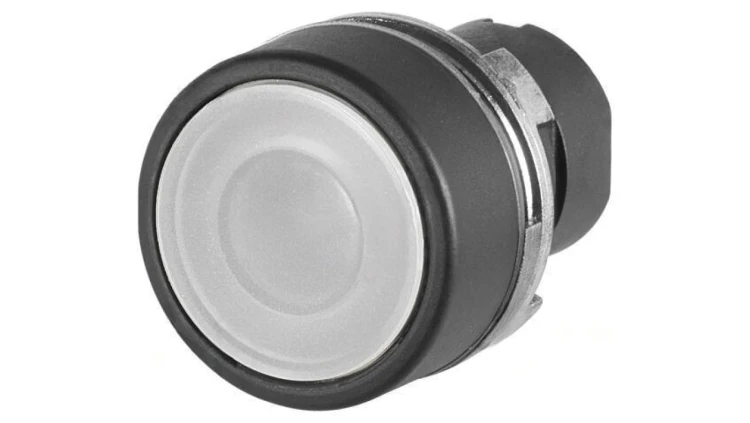 Przełącznik przyciskany 22mm Poz.stab 2 biały IP65 płaski 46-2234.11N0.000