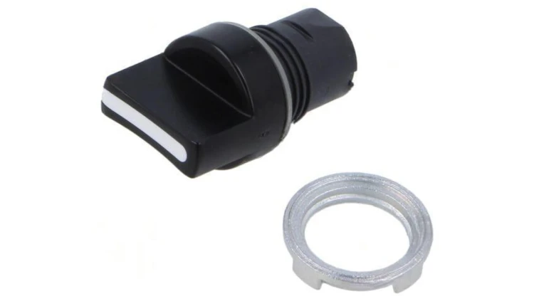 Przełącznik obrotowy 22mm Poz.stab 1 czarny brak IP65 46 46-280S.1CV0.008