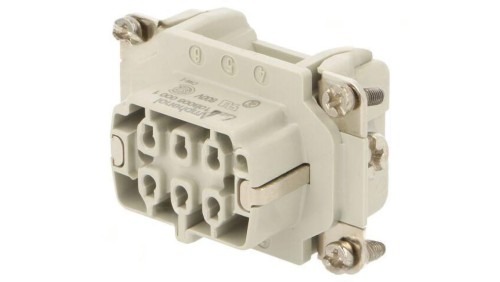 Złącze HDC wkładka stykowa żeńskie 16A 500V -PIN 6 6+PE C14610B0060001