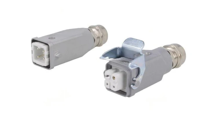 Złącze HDC męskie + żeńskie 10A 400V -PIN 4 3+PE rozmiar A3 C14610E0039214