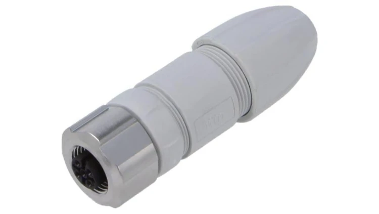 Złącze gniazdo do zarobienia Typ: M12 Gniazdo (proste, 5-PIN) Zaciski śrubowe IP65/IP67/IP68/IP69K EVF569