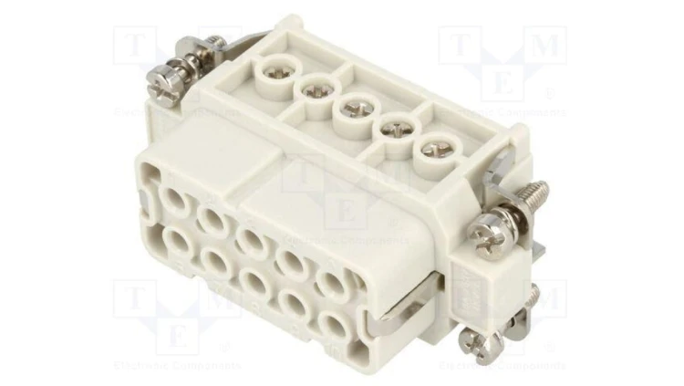 Złącze HDC wkładka stykowa żeńskie GWconnect PIN 10 16A 250V 93601-0137