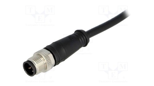Złącze M12 wtyk męskie Micro-Change PIN 5 proste 4A 60V IP67 1200659528