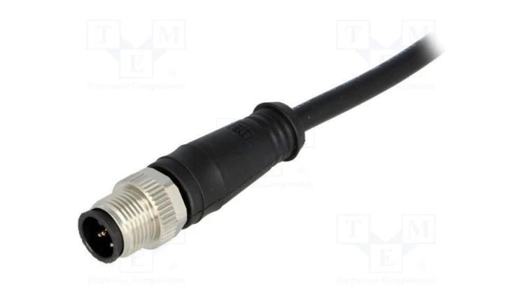 Złącze M12 wtyk męskie Micro-Change PIN 5 proste 4A 60V IP67 1200659528