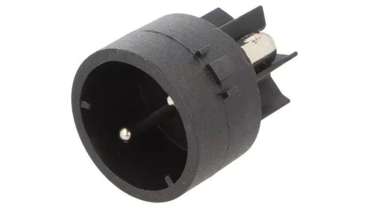 Złącze okrągłe wkładka stykowa męskie PIN: 2 10A 250V 1mm2 SA3320