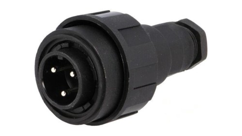 Złącze okrągłe wtyk męskie PIN: 3 12A 250V IP68 UL94V-0 6÷8mm PX0731/P