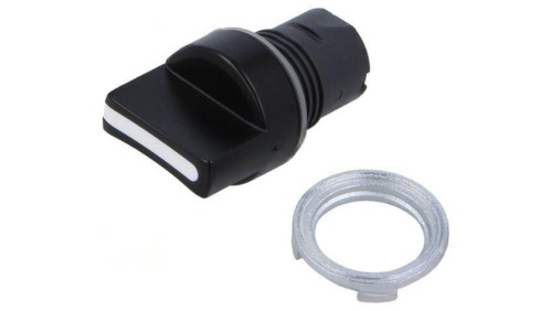 Przełącznik obrotowy 22mm Poz.stab 2 czarny brak IP65 46 46-2828.1CV0.008
