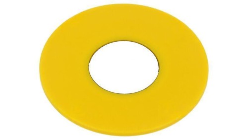Tabliczka opisowa 61 43mm Korpus żółty plastik 61-9970.0