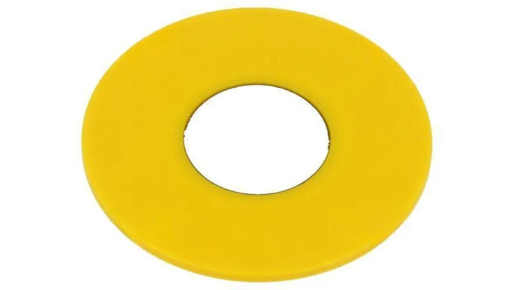 Tabliczka opisowa 61 43mm Korpus żółty plastik 61-9970.0