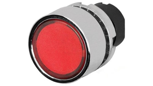 Przełącznik przyciskany 22mm Poz.stab 1 czerwony IP65 płaski 46-2231.31E0.000