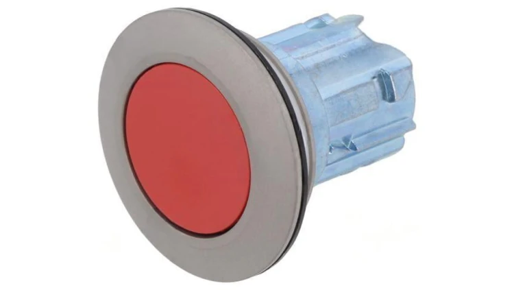 Przełącznik przyciskany 30mm Poz.stab 1 czerwony brak 45 45-2131.4F20.000