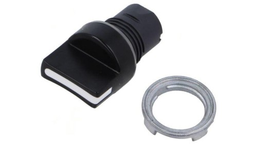 Przełącznik obrotowy 22mm Poz.stab 1 czarny brak IP65 46 46-2844.1CV0.008