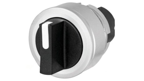 Przełącznik obrotowy 30mm Poz.stab 1 czarny brak IP65 46 46-2844.4EV0.005